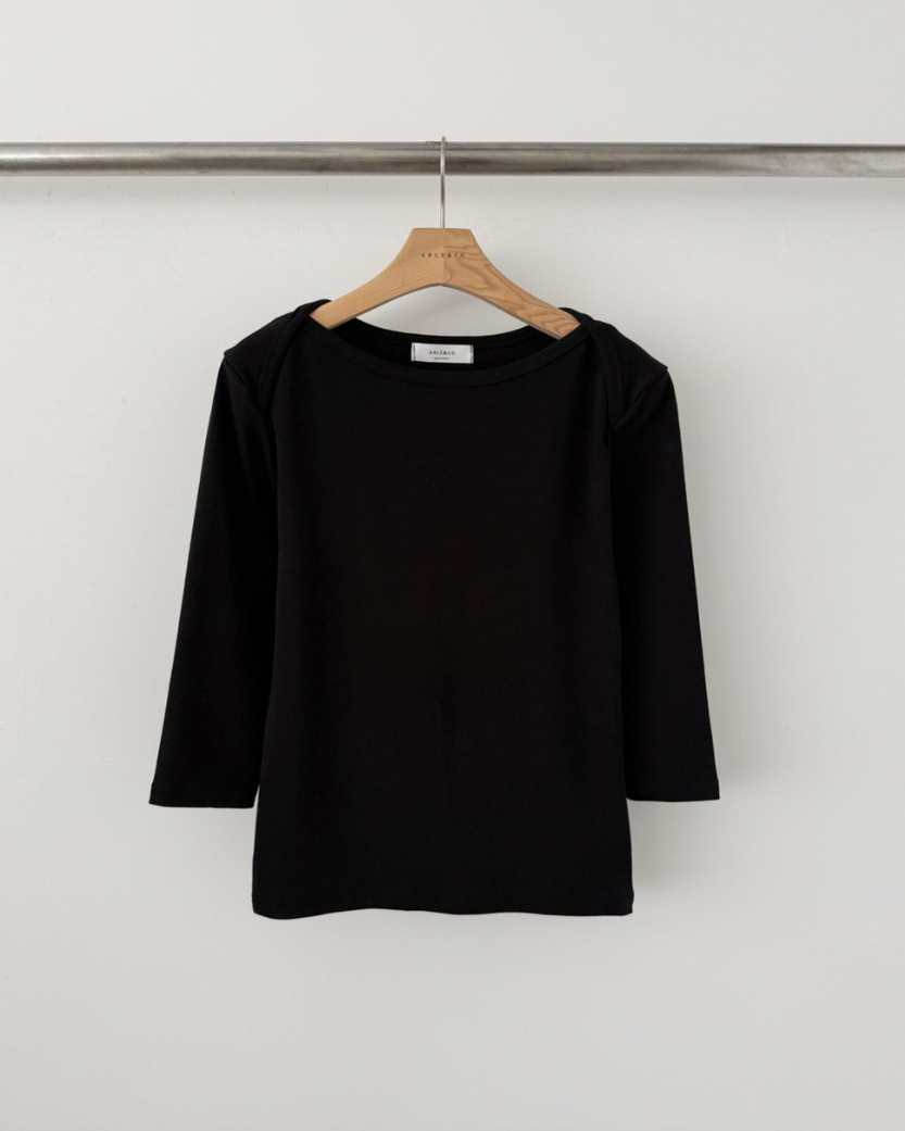 Boatneck slim T-shirt