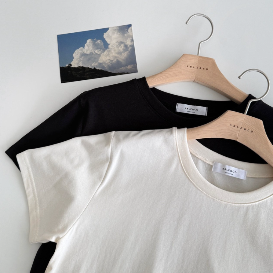 Summer cream modal tee