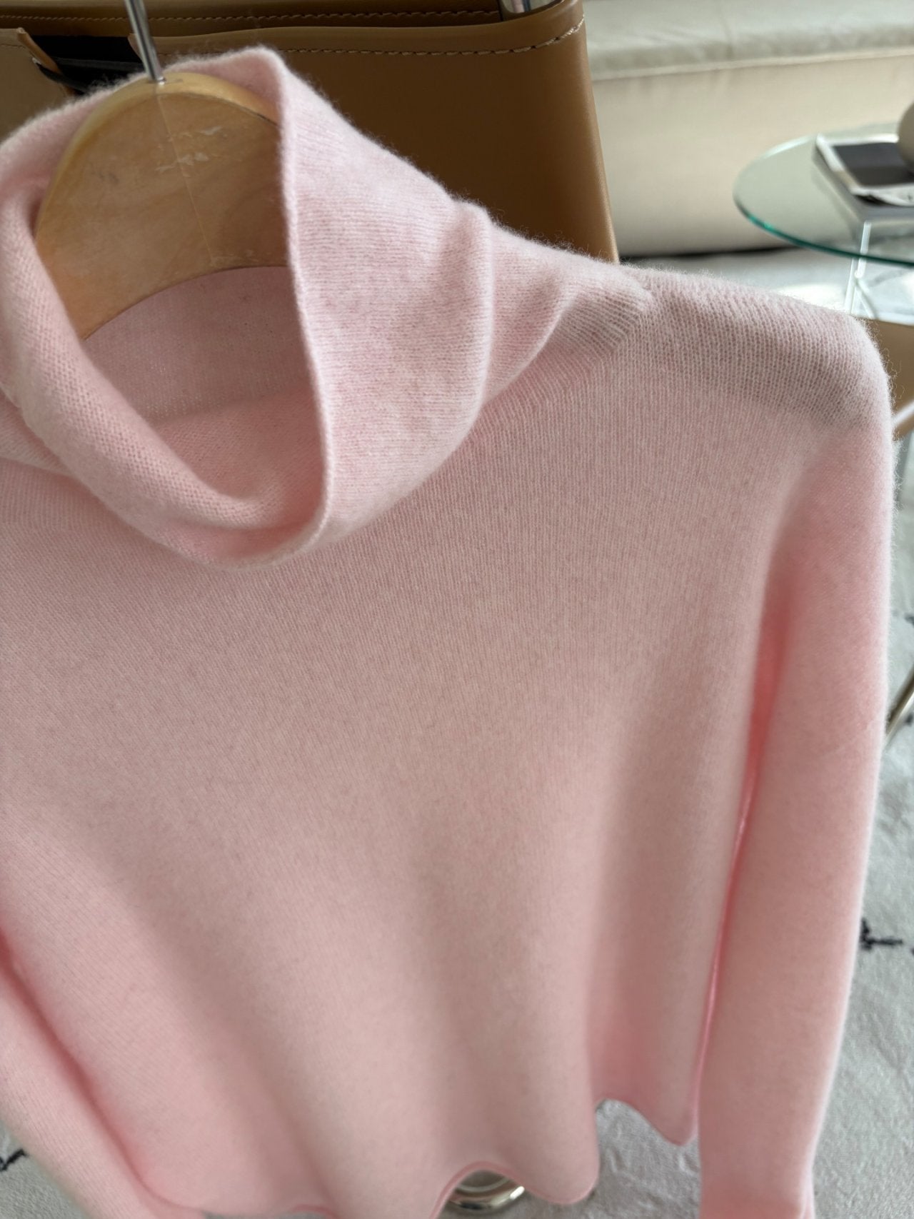 (F/W) Wholegarment high-neck knit top