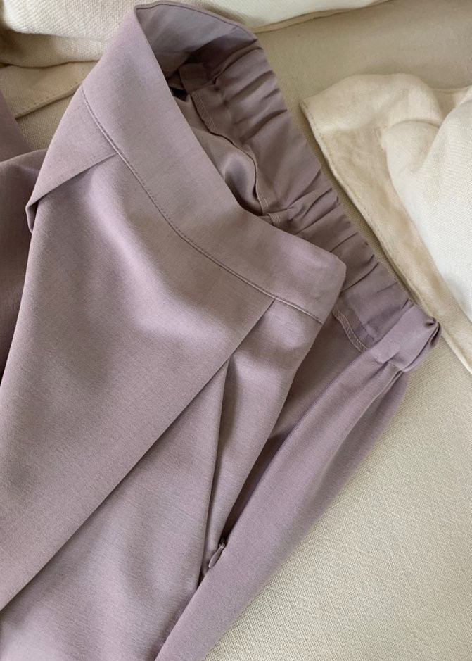 Summer pintuck slacks