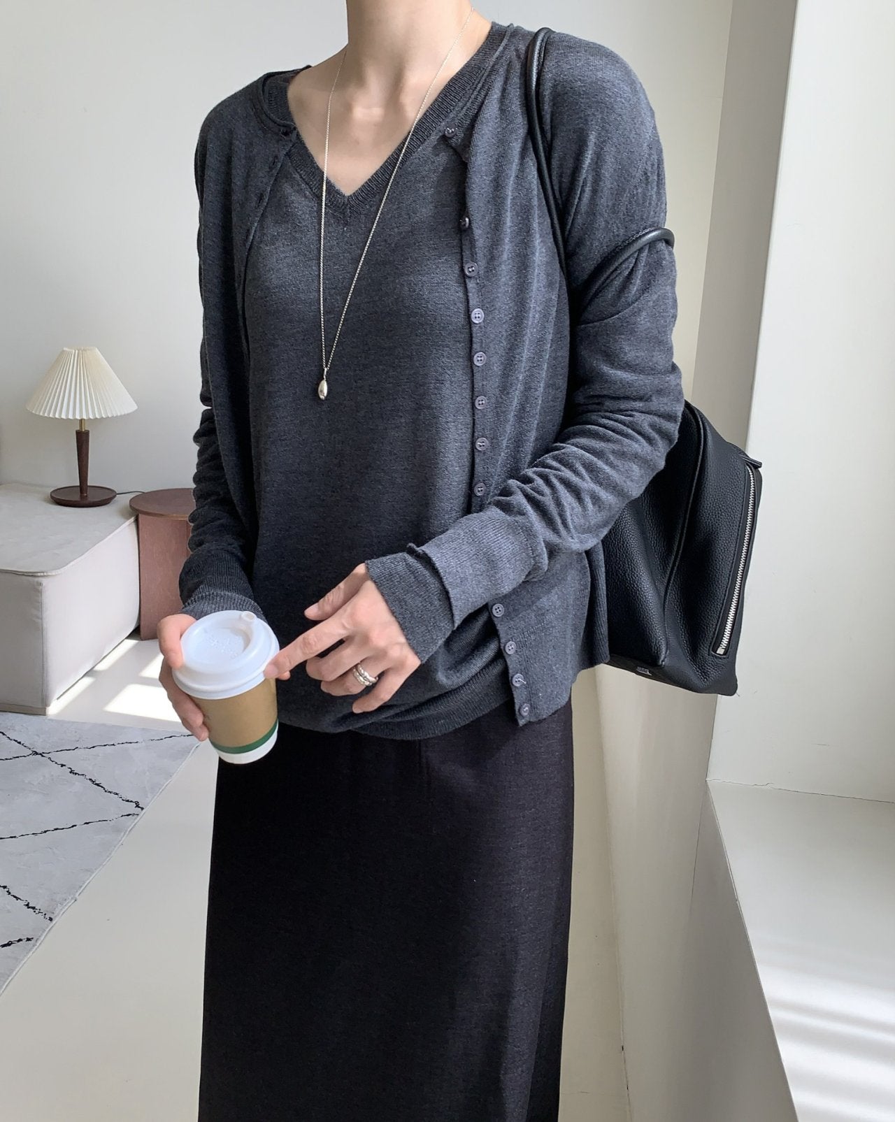 Button cardigan