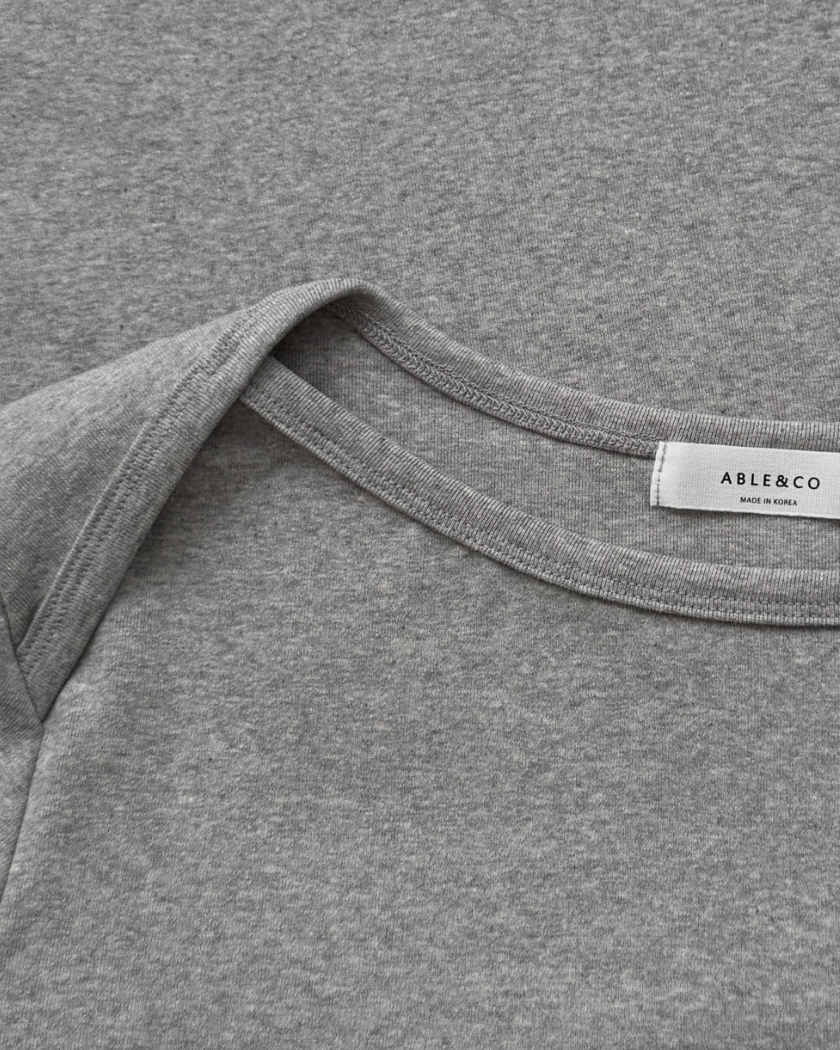 Boatneck slim T-shirt