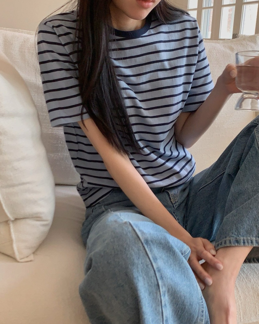 Relaxed striped T-shirt