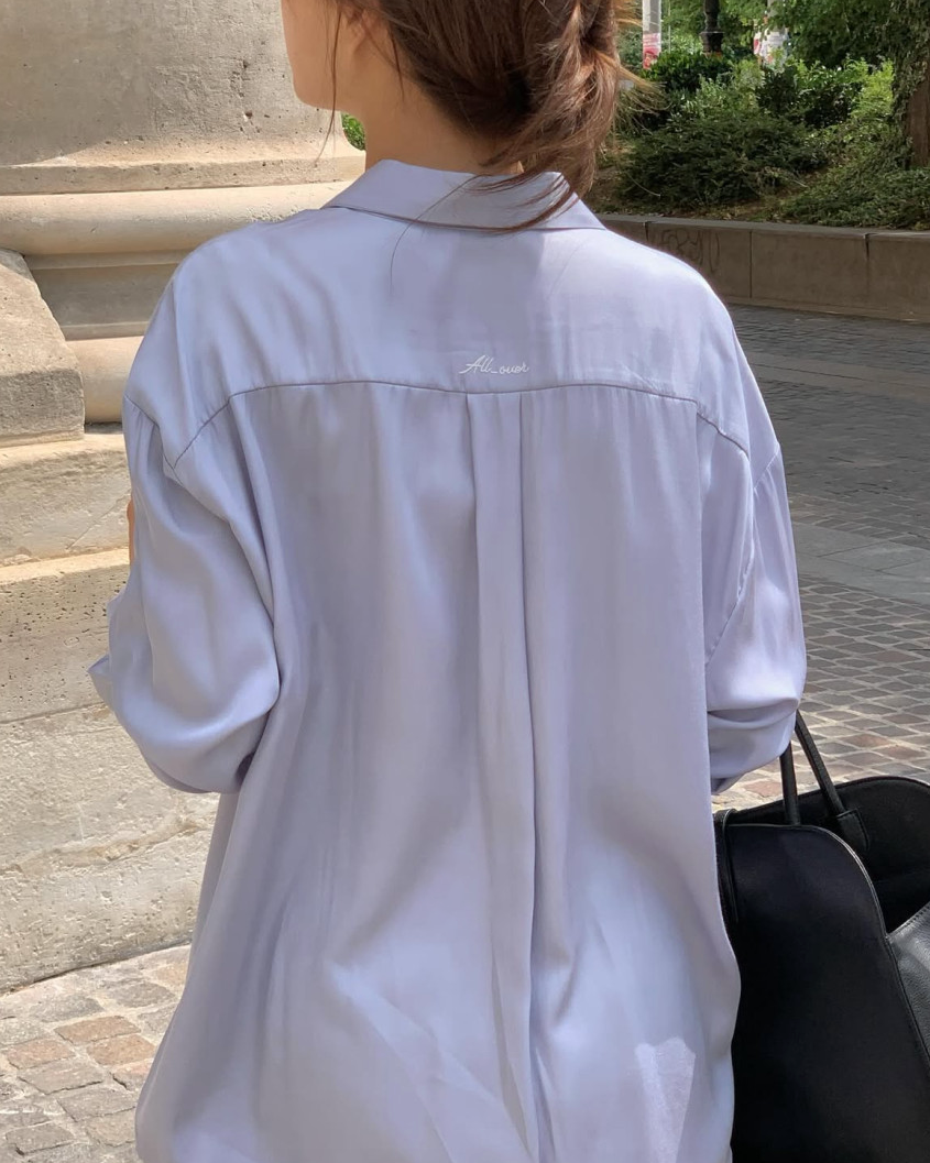 Silky pastel blouse