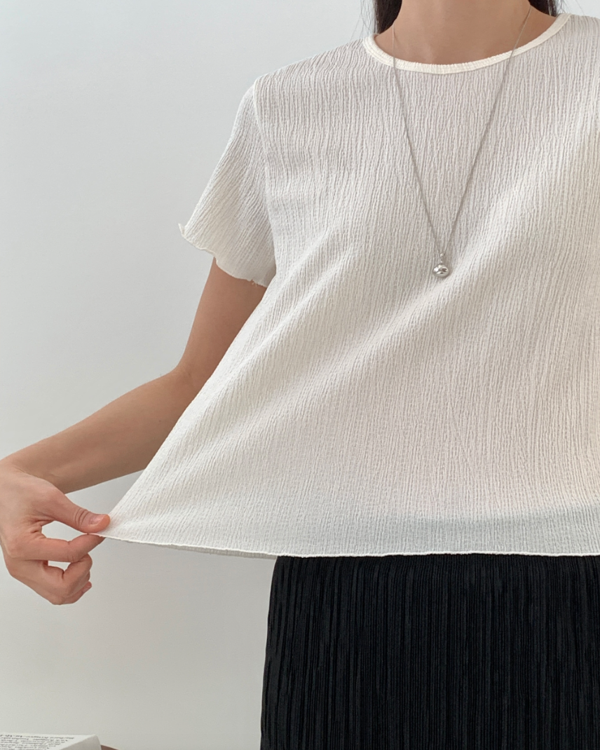 Natural Crinkled top