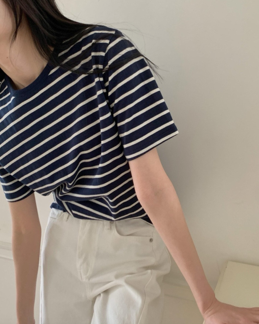 Relaxed striped T-shirt
