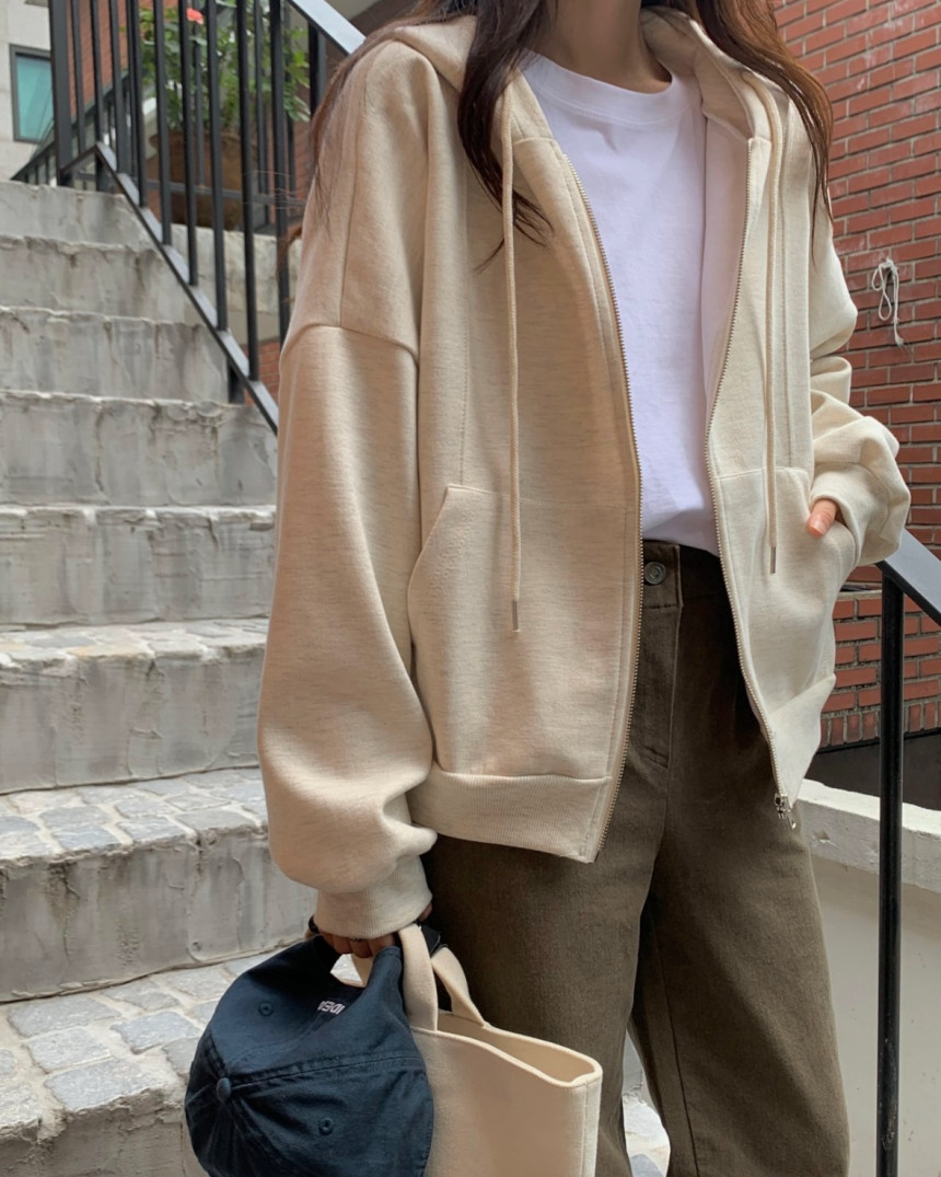 Overfit hoodie jumper