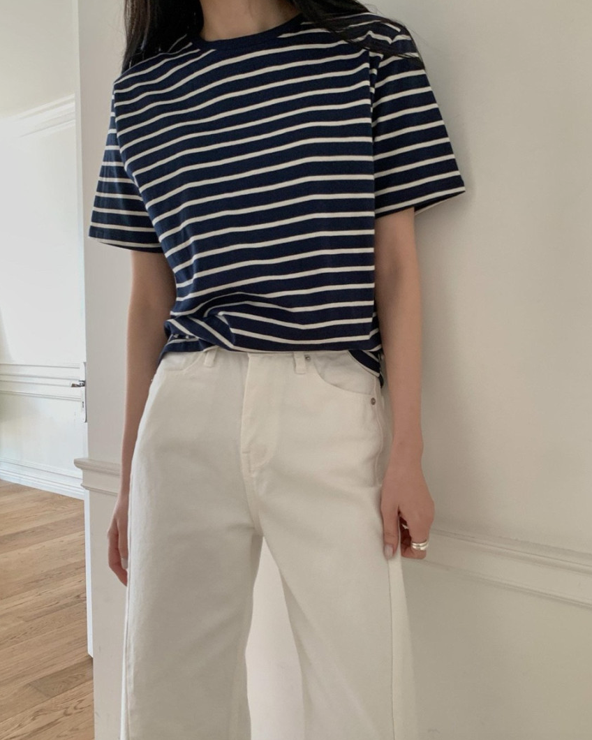 Relaxed striped T-shirt