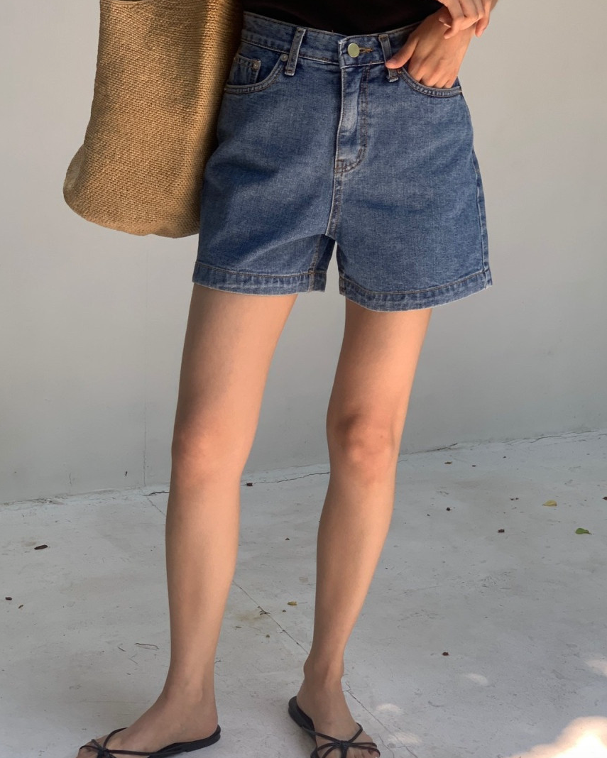 Ocean denim shorts