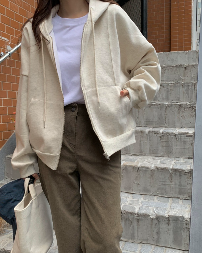 Overfit hoodie jumper