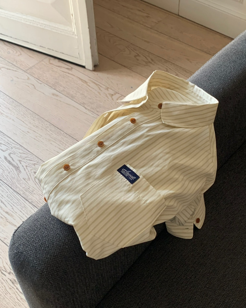 AREING boxy striped shirt