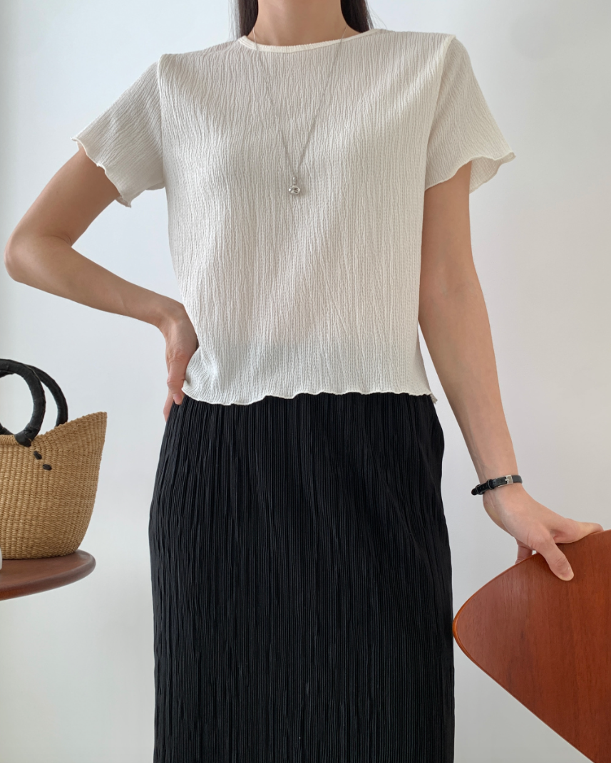 Natural Crinkled top