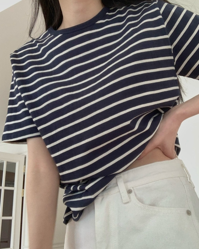 Relaxed striped T-shirt
