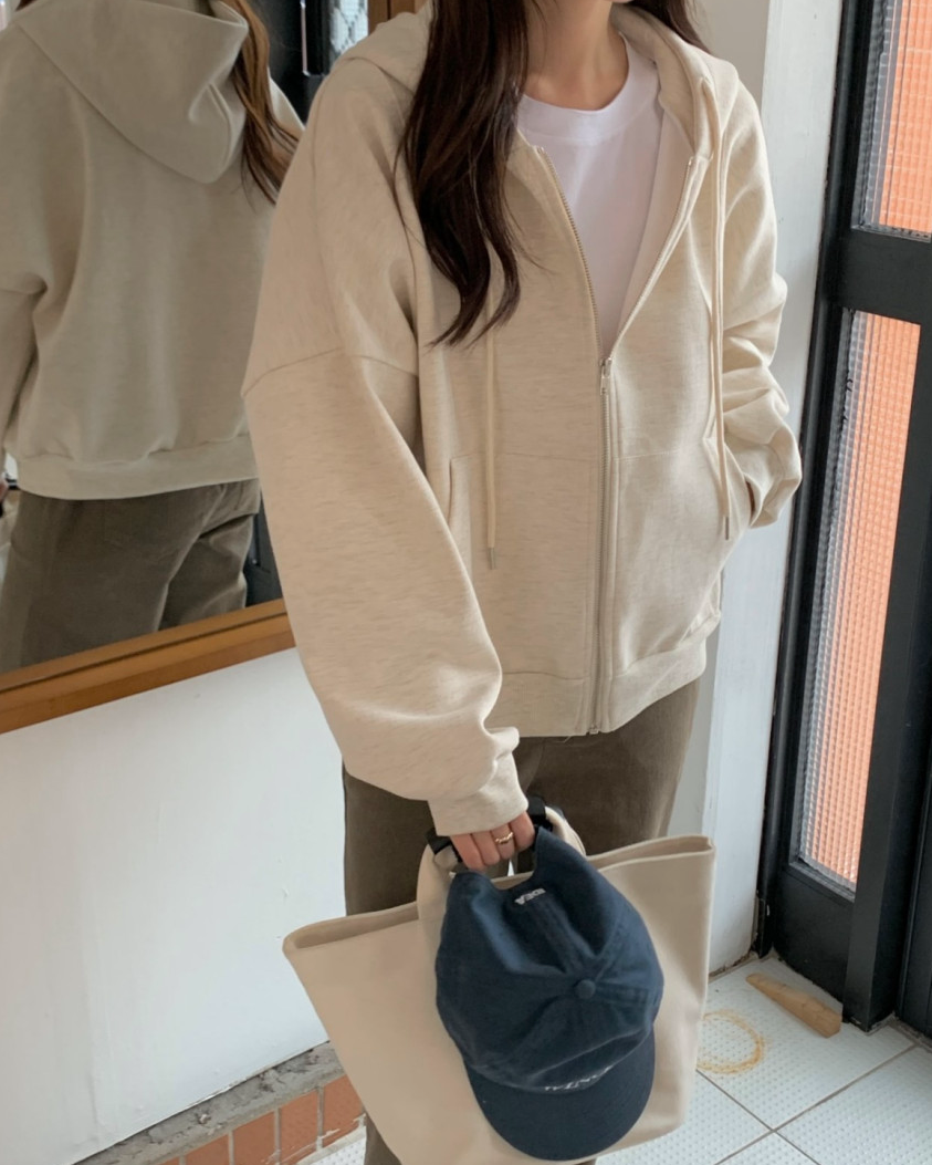 Overfit hoodie jumper