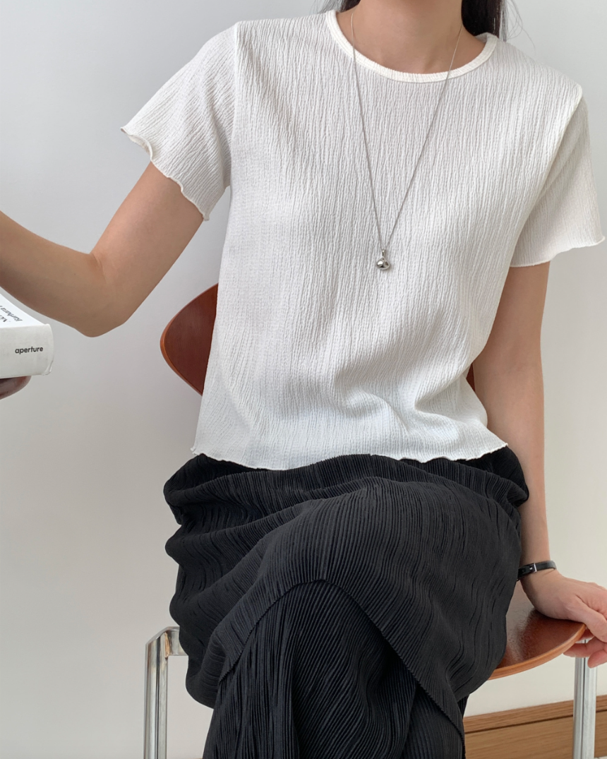Natural Crinkled top