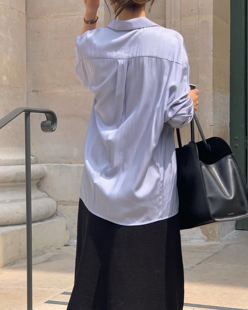 Silky pastel blouse