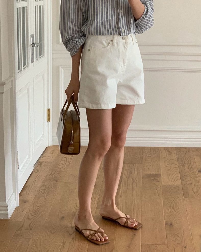 Ocean denim shorts
