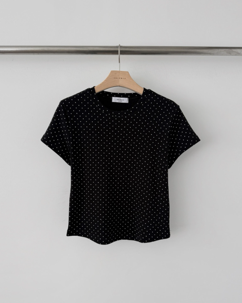 Dot cotton t-shirt