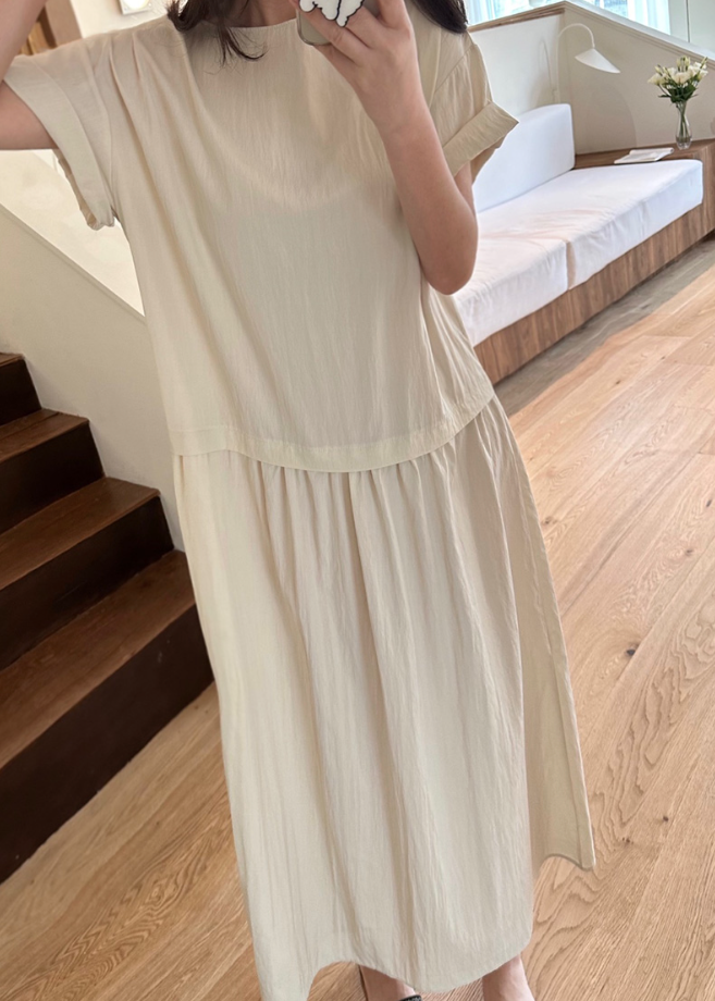 Loose fit midi dress