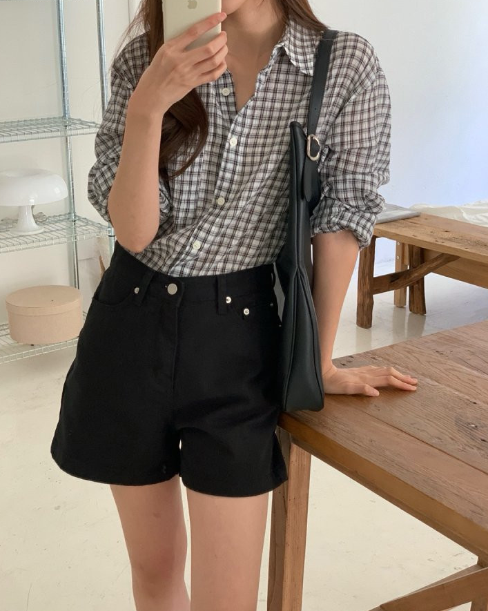 Summer checkered shirt