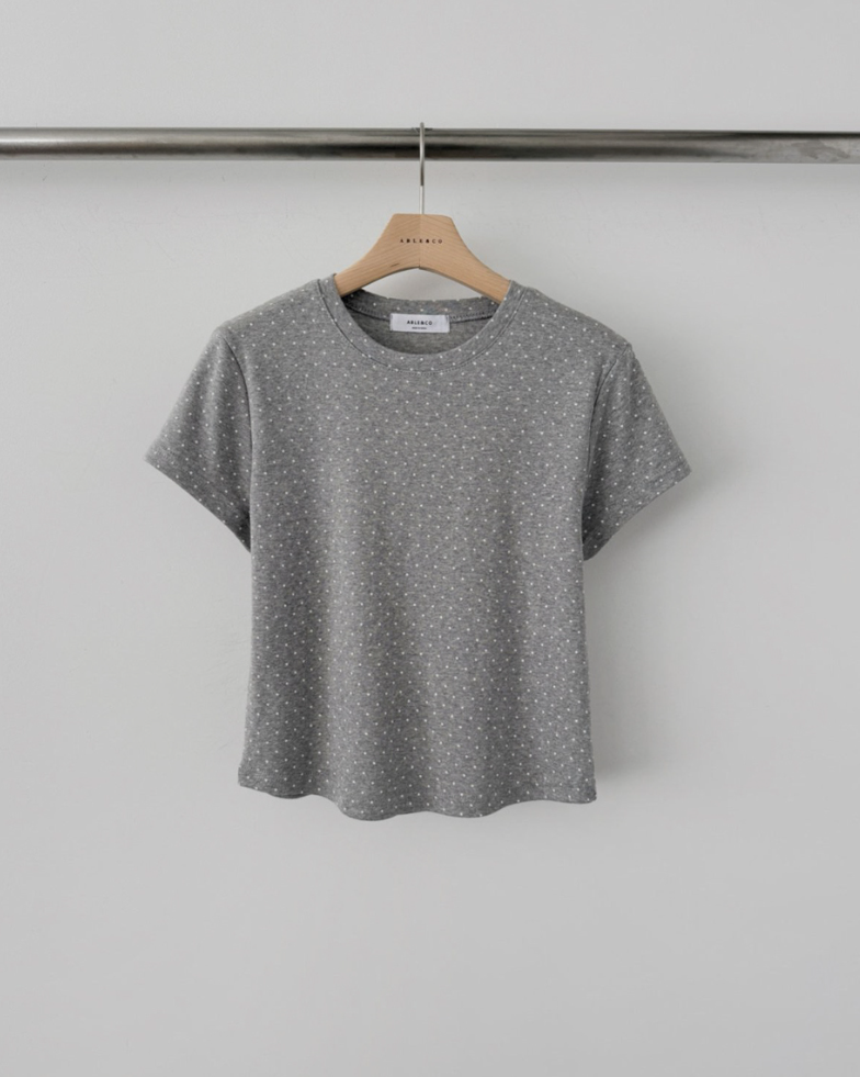 Dot cotton t-shirt