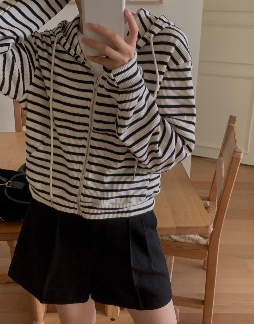 Waffle Full-zip hoodie