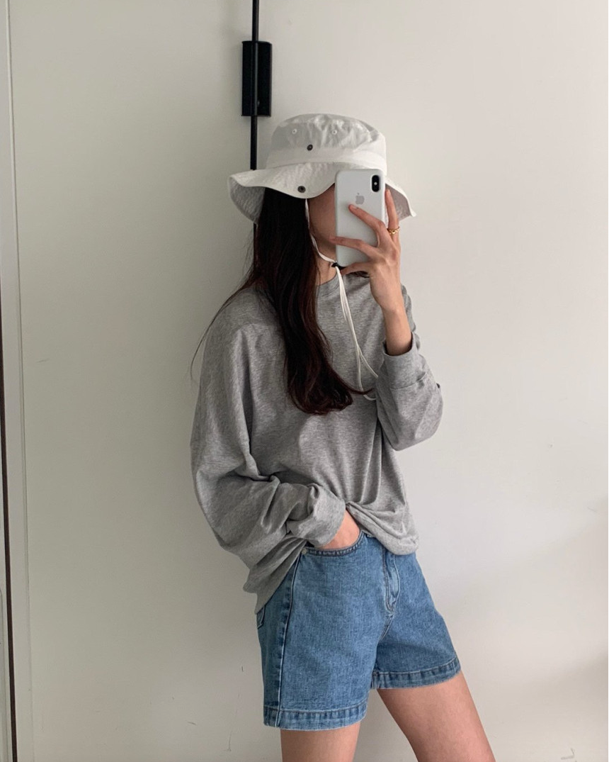 Ocean denim shorts