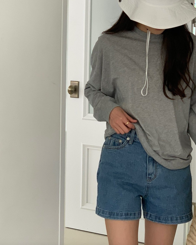Ocean denim shorts