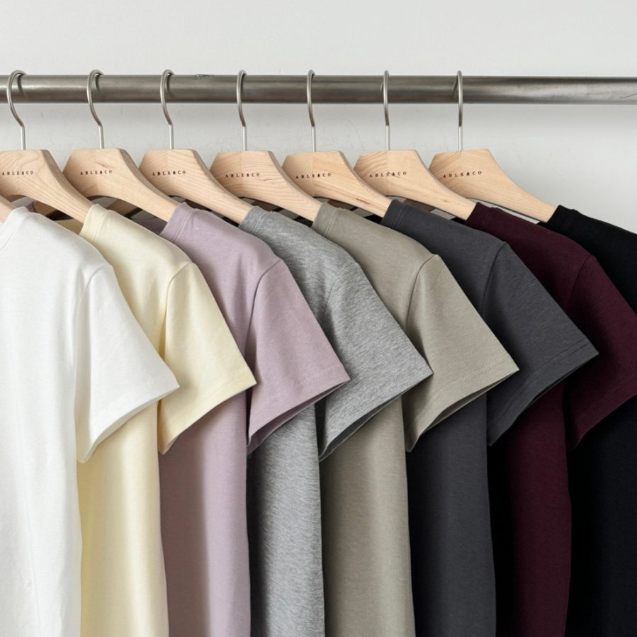 Semi-cropped Jelly modal tee