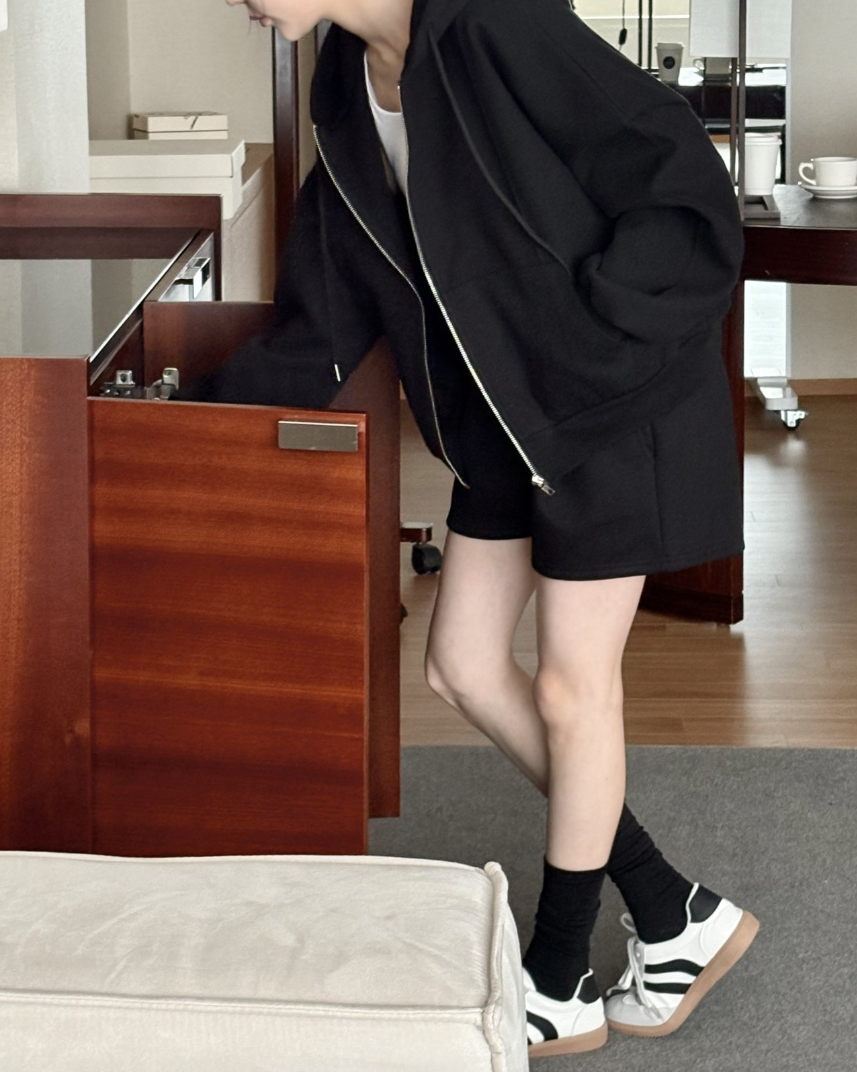 Overfit hoodie jumper