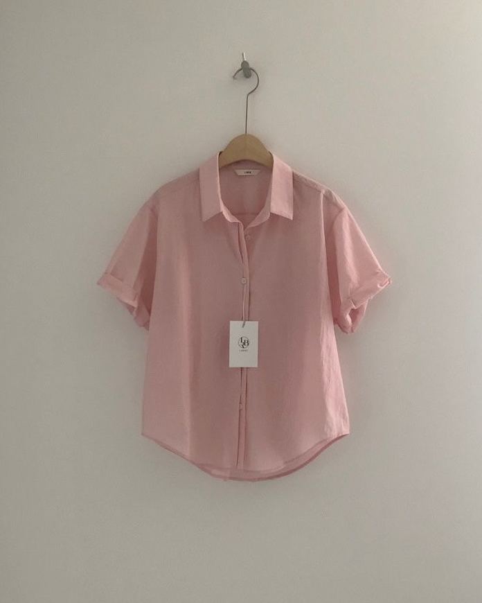 Nylon roll up sleeve shirt