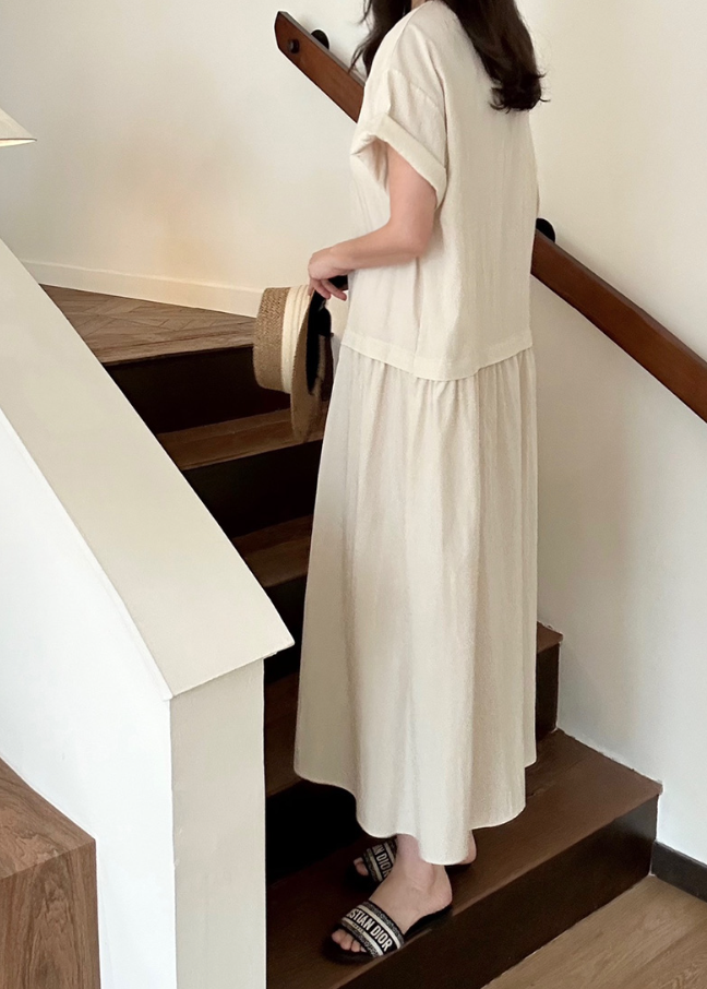 Loose fit midi dress