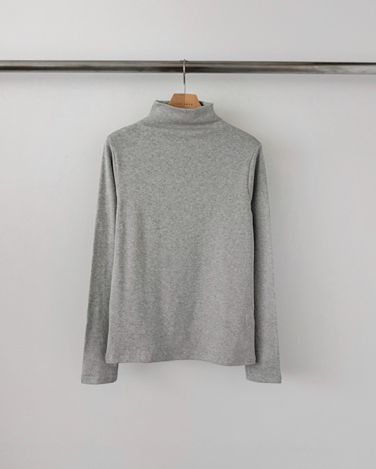 (F/W) Cotton-modal high neck top