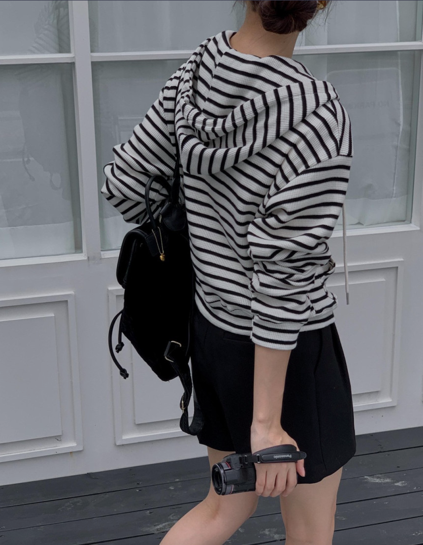 Waffle Full-zip hoodie