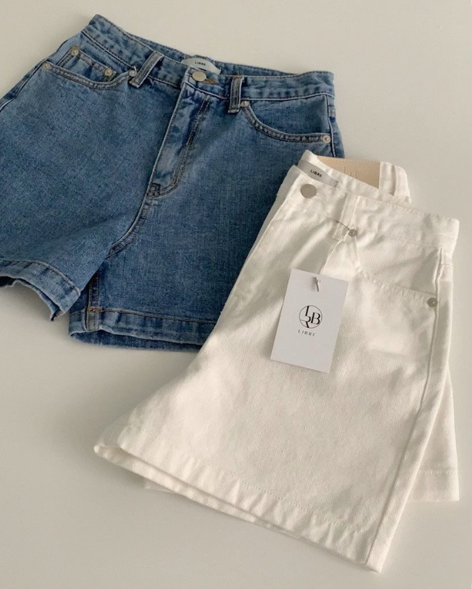 Ocean denim shorts