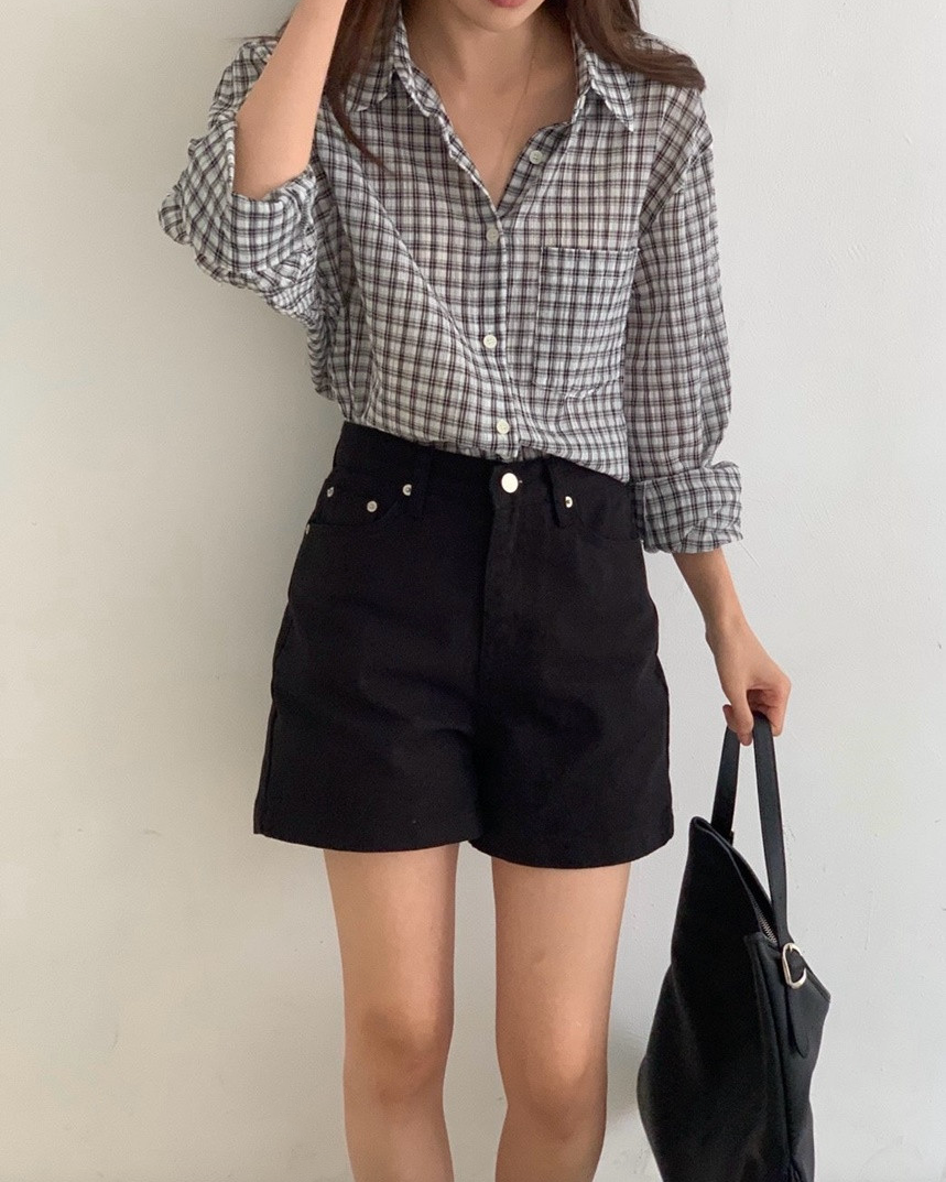 Summer checkered shirt