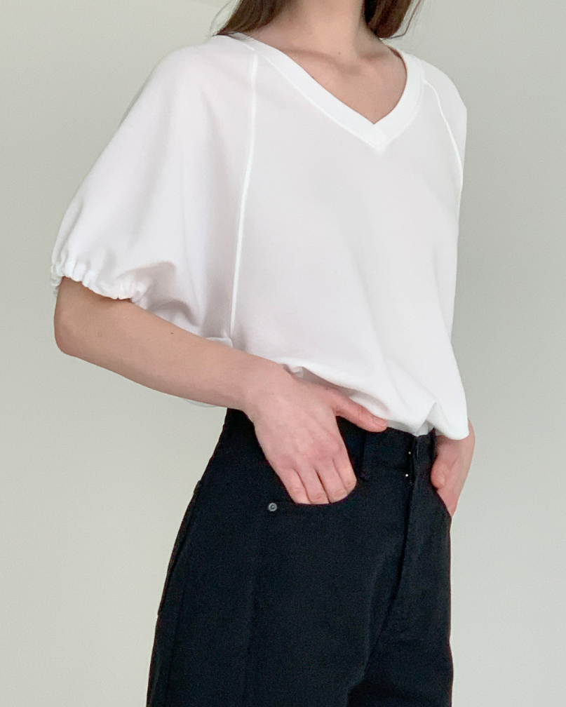V neck sweatshirt