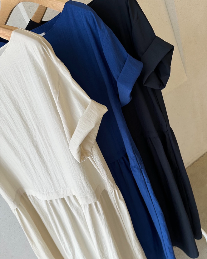 Loose fit midi dress
