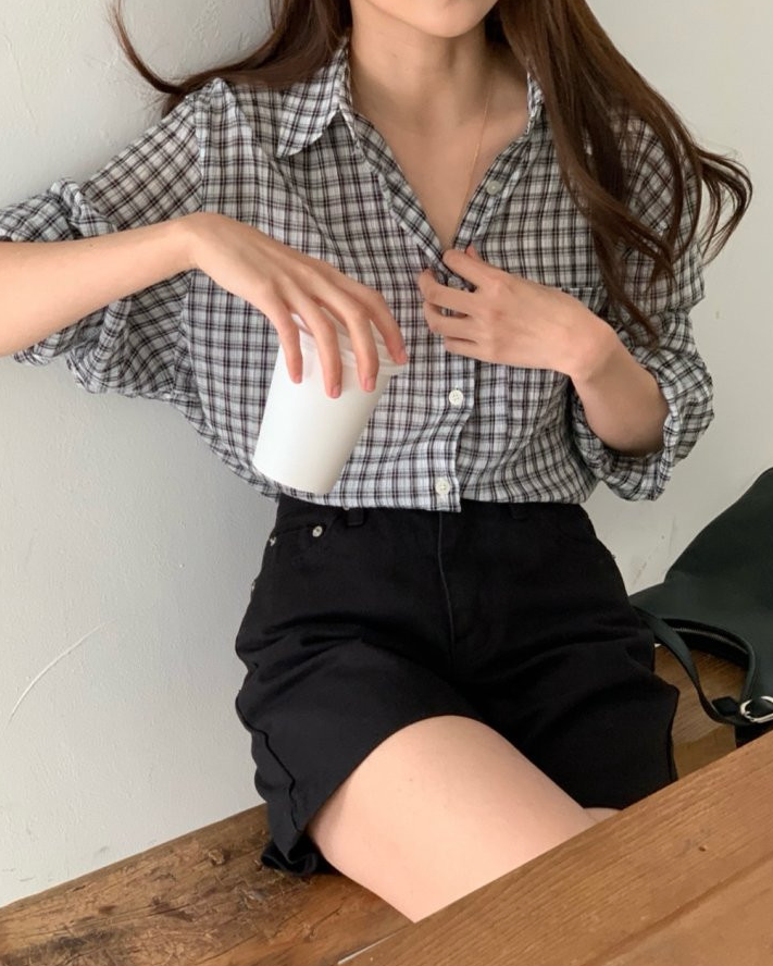 Summer checkered shirt