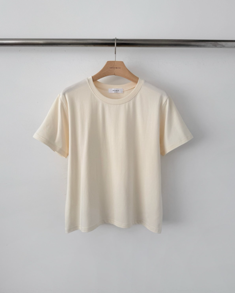 Summer cream modal tee