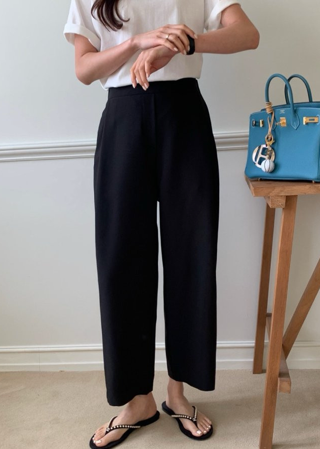 Summer pintuck slacks