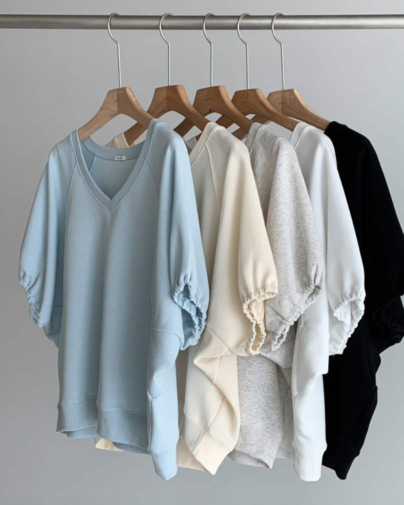 V neck sweatshirt