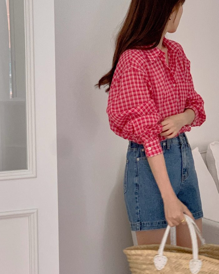 Summer checkered shirt