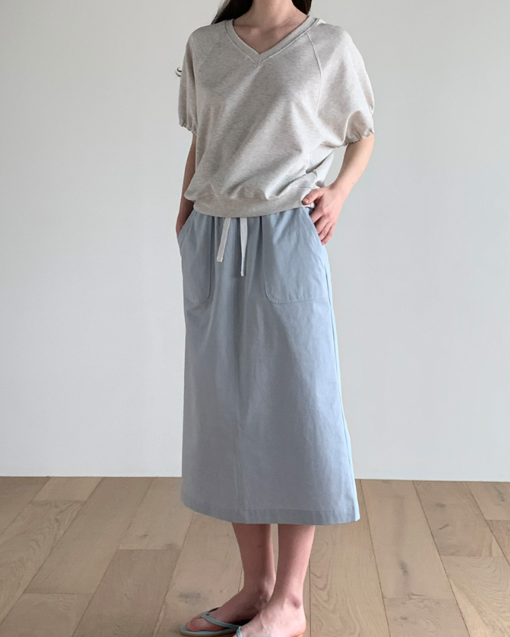V neck sweatshirt