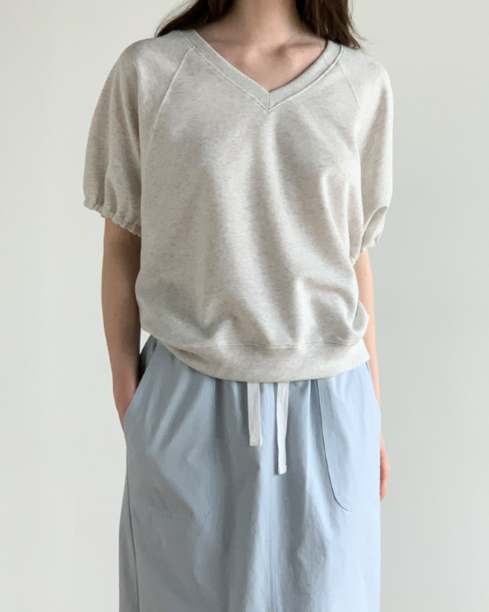 V neck sweatshirt