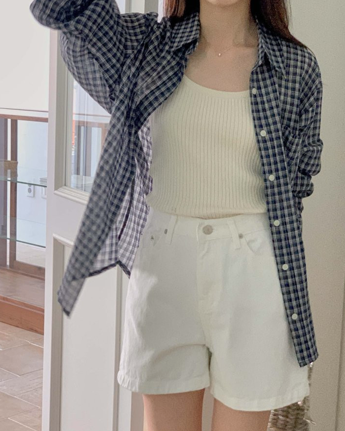 Summer checkered shirt