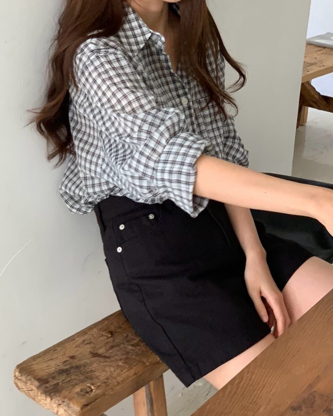 Summer checkered shirt