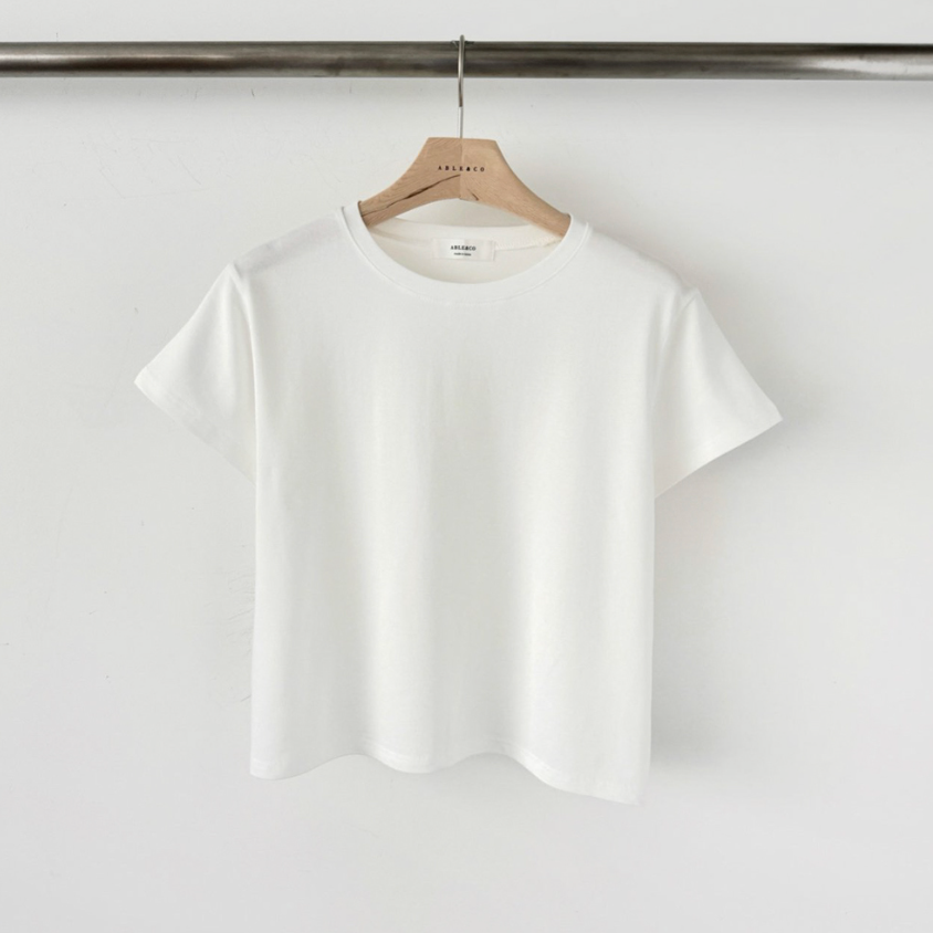 Semi-cropped Jelly modal tee