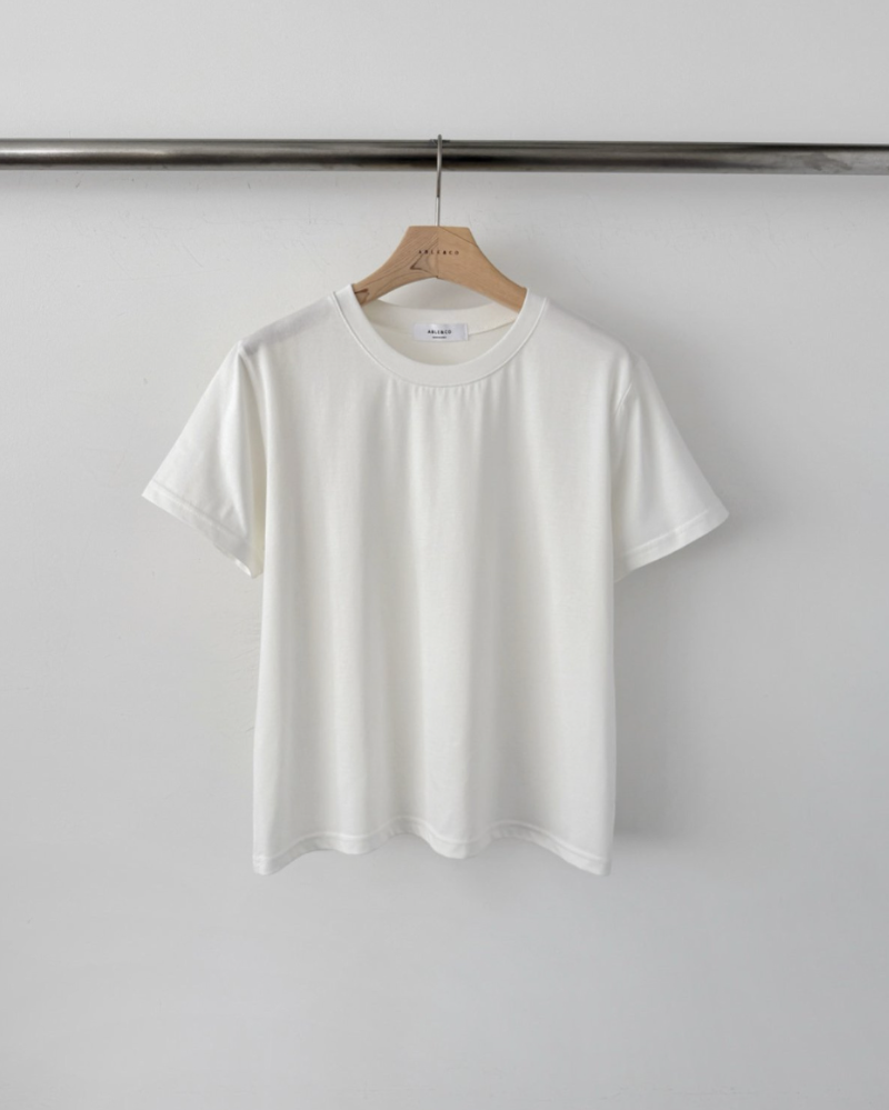 Summer cream modal tee
