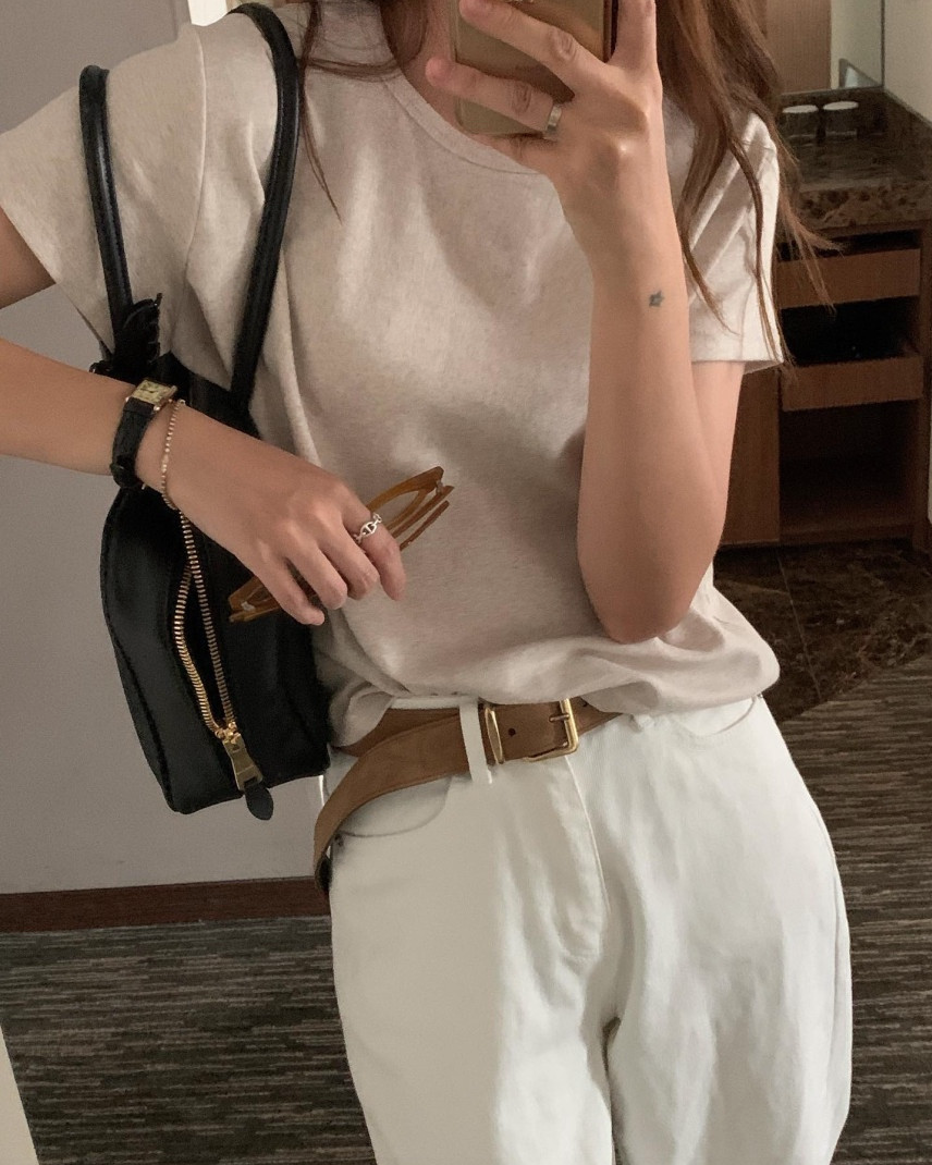 Crewneck minimal tee